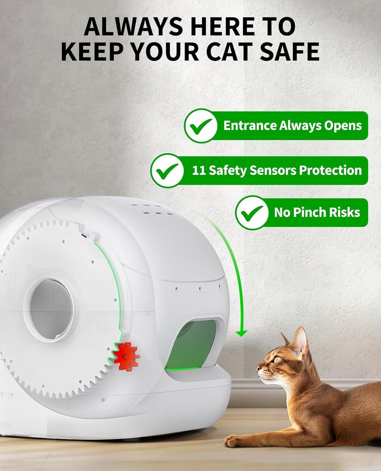 Automatic Odor-Free Smart Cat Litter Box