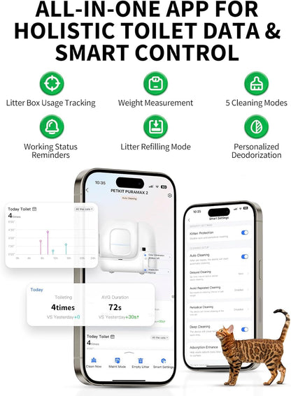 Automatic Odor-Free Smart Cat Litter Box